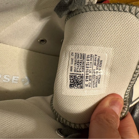 Converse Gray High-Top Sneakers - Picture 2 of 2